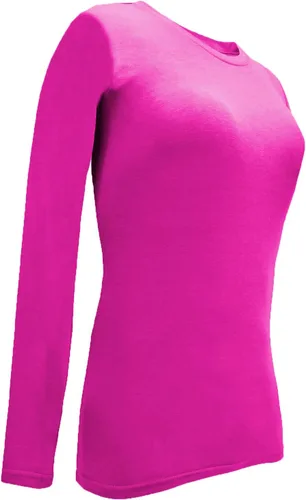 Miniatura 69 de Natural Uniforms Camiseta Under Scrub para mujer, cuello redondo, manga larga, paquete de 3, paquete múltiple de 3