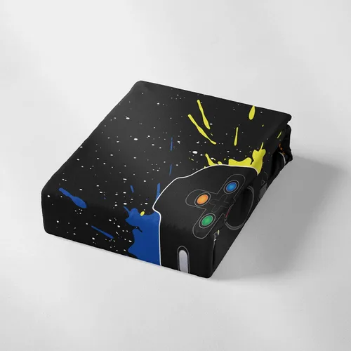 Miniatura 3 de AILONEN - Ropa de cama con estampado de control de videojuegos, para niños, funda de edredón, supersuave y resistente a la decoloración, 3 piezas