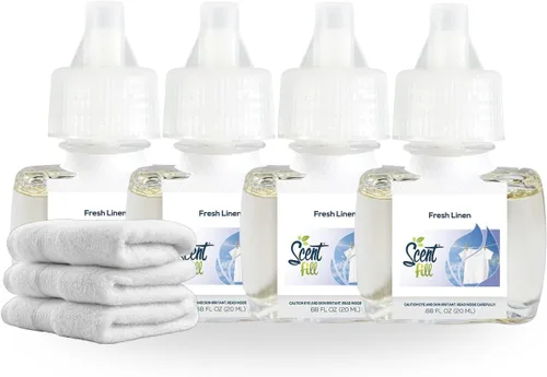 Miniatura 20 de Scent Fill Ambientador enchufable de sidra de manzana, 4 recambios de aceite perfumado