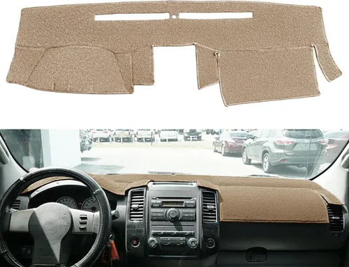 Miniatura 8 de Yiz Funda para salpicadero de ajuste personalizado para Nissan Frontier Xterra 2002 2003 2004 (Negro) J158