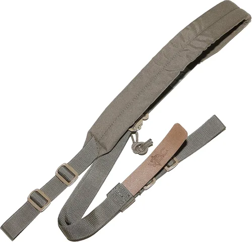 Miniatura 4 de VTAC Eslinga Hydura acolchada ancha de 2 puntos y calcomanía de bandera estadounidense, variaciones Coyote