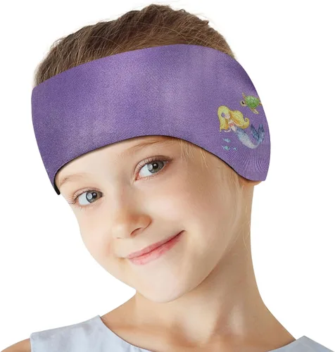 Miniatura 30 de HeySplash Diadema de natación, tapones para los oídos de natación, banda para los oídos de nadador, tapones para los oídos para niños, protector