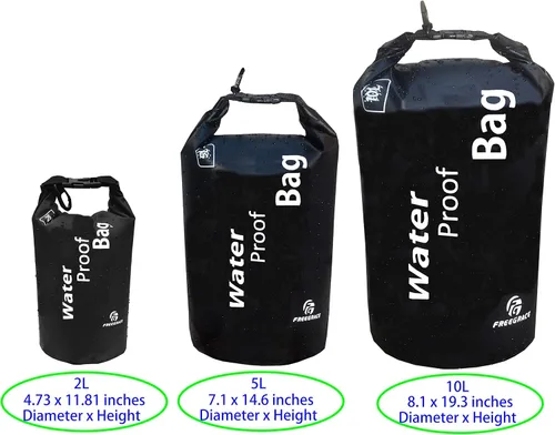 Miniatura 2 de Bolsa impermeable Freegrace: bolsa impermeable ligera con sellos y funda impermeable, flota en el agua, mantiene el equipo seco para kayak, playa