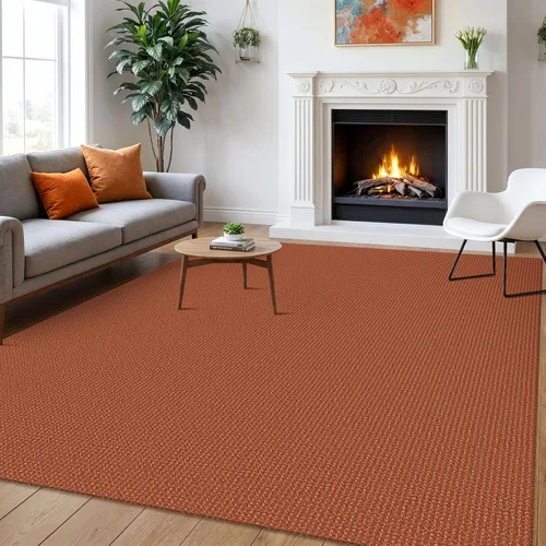 Miniatura 124 de IOHOUZE Alfombra de Área Lavable 4x6 Antideslizante con Respaldo de Goma Alfombras Tejidas para Entrada Interior Alfombras de Dormitorio Alfombra