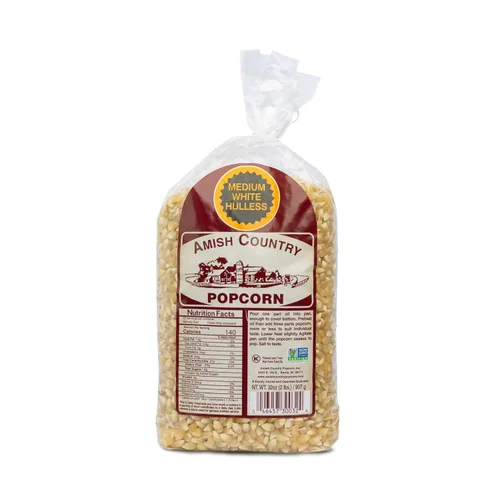 Miniatura 12 de Amish Country Popcorn Bolsa de 1 libra Granos de palomitas de maíz blancos medianos A la antigua, sin OGM y sin gluten