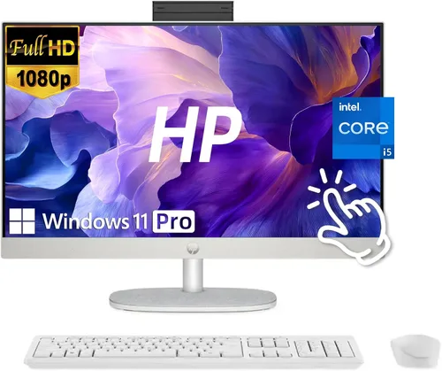 HP Computadora de escritorio todo en uno de 24 pulgadas, PC con pantalla táctil FHD IPS, procesador Intel Core i5-1334U de 13ª generación, 16 GB de