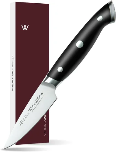 Miniatura 11 de Cuchillo de chef de 8 pulgadas, acero alemán afilado DIN1.4116, cuchillo de cocina multiusos para cortar, cortar en dados y picar, mango ergonómico