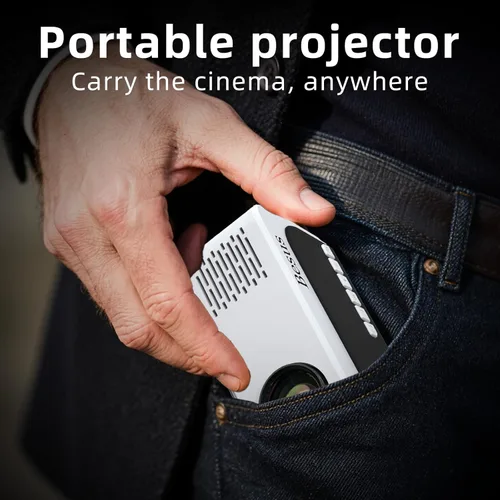 Miniatura 4 de Mini Proyector, Proyector de Video WiFi HD 1080P, Proyector Portátil para Exteriores con Trípode, Regalo para Niños, Proyector de Cine en Casa