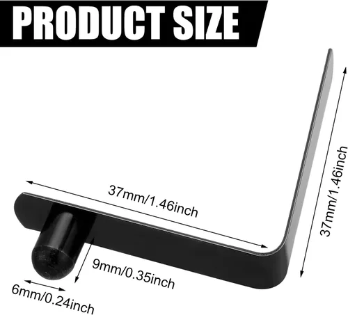 Miniatura 3 de Moxweyeni 8 clips de resorte con botón de presión, clips de poste de tienda de campaña de acero inoxidable, clips de resorte de remo para kayak
