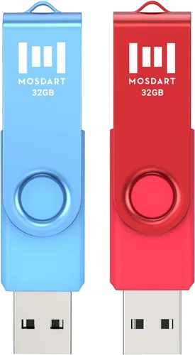 Miniatura 15 de mosDART - memoria externa USB 2.0 - capacidad pequeña - 10 unidades - 128mb indicador led, negro