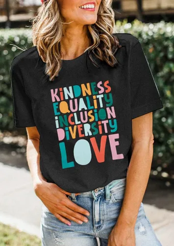 Miniatura 2 de Camiseta con texto en inglés "Kindness Teacher" para mujer, camiseta de educación especial para profesores, vida y amor, camiseta inspiradora