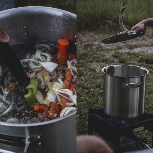 Miniatura 7 de GasOne B-5350A - Cocina de gas para exteriores con manguera reguladora trenzada de acero para freír pavos y cocinar al aire libre
