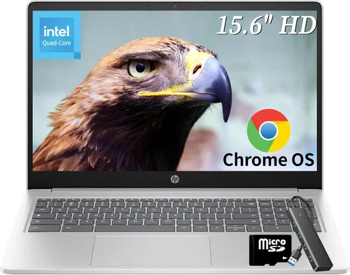 Miniatura 6 de HP Chromebook Laptop 14a-na1043cl 14 pulgadas diagonal FHD Notebook Intel Celeron N4500 4GB memoria 64GB eMMC computadora de almacenamiento PC