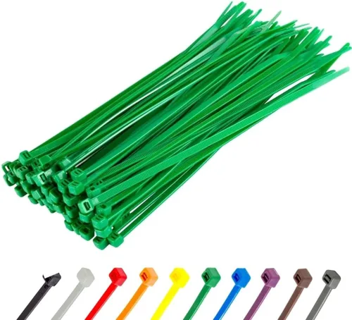Miniatura 157 de GTSE - Paquete de 100 bridas con cremallera de 20.3 cm, color plateado/gris, 8.06 kg de resistencia, bridas de nailon grises resistentes a los rayos
