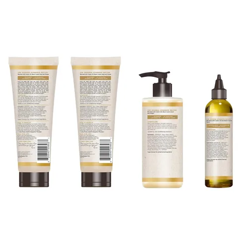 Miniatura 3 de Carol's Daughter Goddess Strength - Juego de 4 productos de tamaño completo para el cuidado del cabello, sin sulfatos, champú, acondicionador