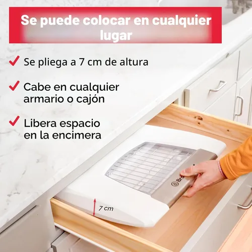Miniatura 5 de Brod & Taylor Comprobador Plegable y Olla de Cocción Lenta (Comprobador con Estante de Accesorios), Blanco