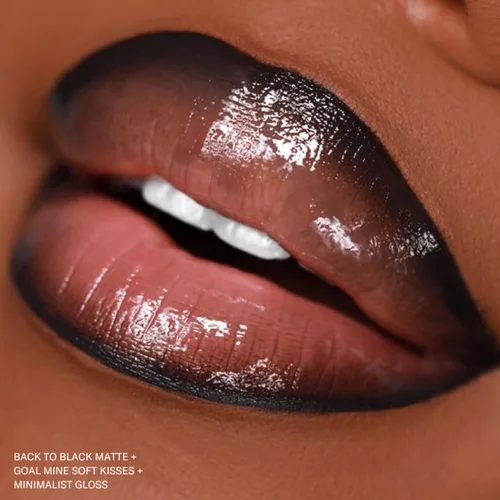 Miniatura 7 de The Lip Bar - Lápiz labial líquido mate sin parar, Volver a lo negro (negro) - Alto pigmento - Una pasada - De larga duración - Aceite de jojoba