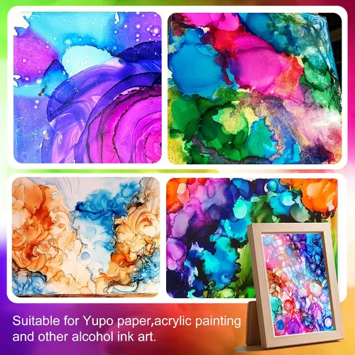 Miniatura 5 de Juego de Tinta de Alcohol - 24 Colores Vibrantes para Arte de Resina, Fabricación de Placas de Petri, Pintura Epoxi - Tinte de Color de Pintura