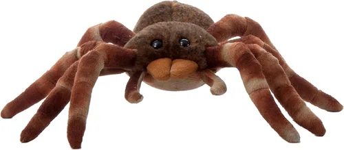 Miniatura 2 de The Petting Zoo Tarántula de peluche, regalos para niños, animales salvajes del zoológico Onez, juguete de peluche de tarántula sentado de 12