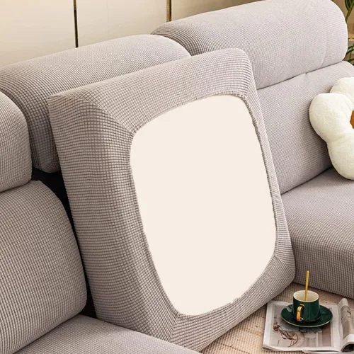 Miniatura 9 de Fundas de cojín de sofá impermeables para sofá, fundas de asiento de sofá de jacquard elástico, protector de muebles para mascotas y niños Azul