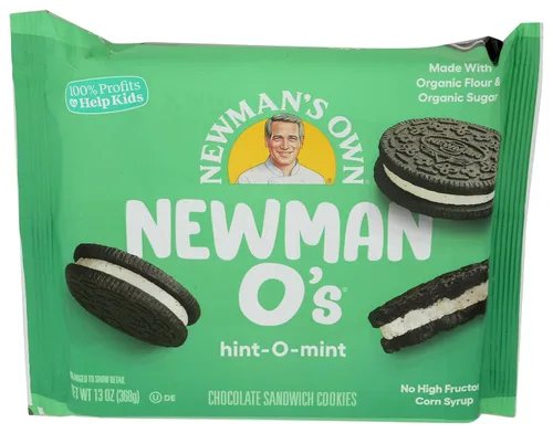 Miniatura 8 de Newman's Own Newman-O's, Galletas de chocolate rellenas de crema, paquetes de 13 onzas (paquete de 6)