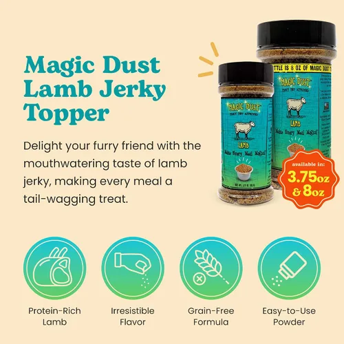 Miniatura 2 de Magic Dust - Decoración de carne seca de cordero con una sola proteína para perros y gatos, mejora el sabor y eleva la emoción de la hora