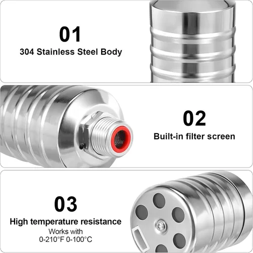 Miniatura 8 de 2pcs Stainless Steel Auto Water Float Valve 1/2" Thread for Water Tank Level Control, Automatic Shut-off Float Valve for Pool, Stock Tank, and