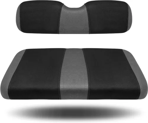 Miniatura 26 de Juego de fundas de asiento de carrito de golf, fundas para asientos delanteros de carrito de golf, ajuste para Club Car Precedent OEM, cojín de Azul