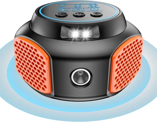 Repelente de ratones de 360°, enchufe ultrasónico para interiores, repelente de roedores ultrasónico para interiores, disuasorio electrónico de