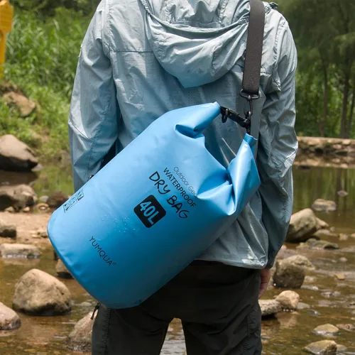 Miniatura 9 de YUMQUA Bolsas secas impermeables 5L/10L/20L/30L/40L para mujeres y hombres, bolsa seca flotante enrollable bolsa de almacenamiento impermeable