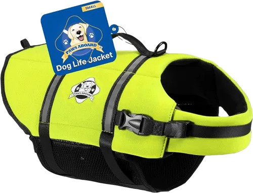 Miniatura 26 de Chaleco salvavidas para perros – Chaleco de natación para perros, ajustable, reflectante, cómodo, varios colores, patrones, chaleco de natación