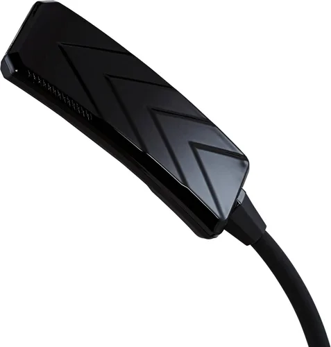 Miniatura 7 de 360 Lighting Ricky - Lámpara de mesa de escritorio minimalista moderna con puerto de carga USB, cuello de cisne LED, altura ajustable, 13.75