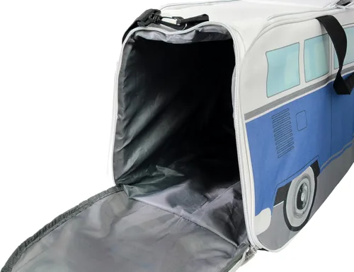 Miniatura 33 de BRISA VW Collection - Volkswagen Samba Bus T1 Camper Van Sport, gimnasio, bolsa de viaje, bolsa de lona con compartimento para zapatos y artículos