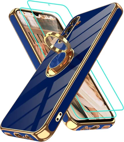 Miniatura 10 de Gritup Funda para Samsung Galaxy A14 5G: Funda Samsung A14 con 2 Protectores de Pantalla, Soporte de Anillo con Rotación 360°, Soporte Magnético