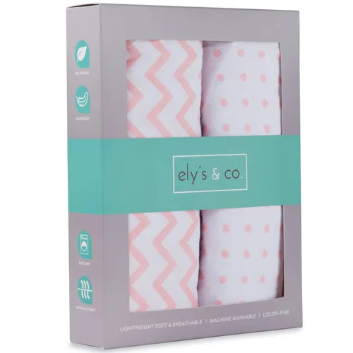 Miniatura 9 de Ely's & Co. Pack and Play - Juego de sábanas para cuna/mini-portátil, juego de 2 sábanas ajustables para patio de juegos compatibles con Graco Pack