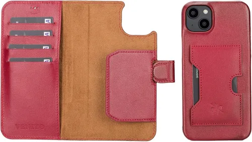 Miniatura 176 de Venito Florence - Funda de piel compatible con Samsung Galaxy S9, extra segura con bloqueo RFID, cartera desmontable para teléfono (gris decolorado)
