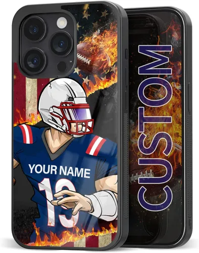 Fundas de teléfono con nombre personalizado, diseño divertido para niños y hombres para iPhone 11 12 13 14 15 16 Pro Max Plus Mini Xr Xs para New