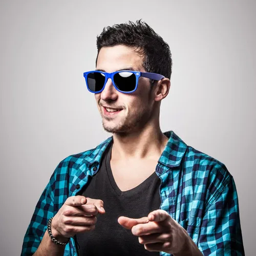Miniatura 121 de Suministros para regalos de fiesta de colores neón Paquete de 8 gafas de sol unisex
