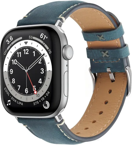 Miniatura 7 de Wristitani Correas de cuero compatibles con correas de Apple Watch de 1.732 in, 1.772 in, 1.811 in, 1.929 in, 1.575 in, 1.614 in, 1.654 in