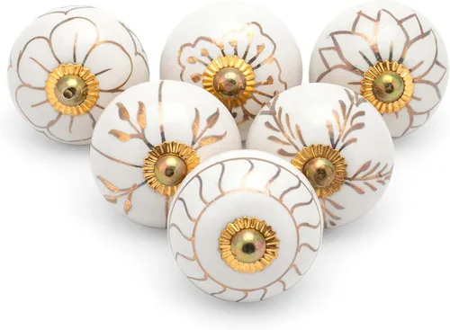 Tiradores y pomos dorados para cajones, varios pomos de puerta antiguos para armarios de cocina, decoración bohemia de granja, juego de 6