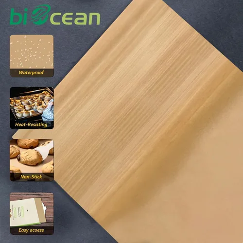 Miniatura 5 de 200 piezas de hojas de papel pergamino sin blanquear de 9 x 13 pulgadas precortadas de servicio pesado, suministros planos de cocina para hornear