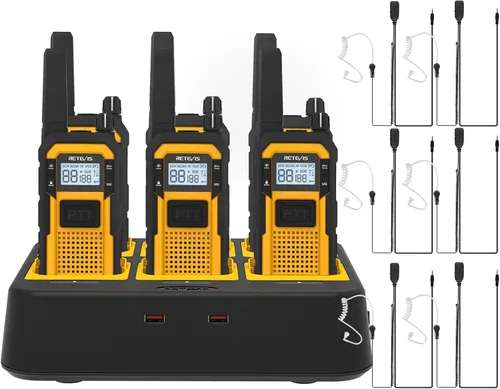 Miniatura 22 de Retevis RB48 - Radio de 2 vías de largo alcance, Walkie Talkies a prueba de agua IP67 para adultos, a prueba de caídas, 2000mAh, Radios de dos vías