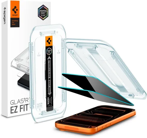 Miniatura 13 de Spigen GlasTR EZ FIT - Protector de pantalla de vidrio templado para iPhone 12 Pro Max, paquete de 2