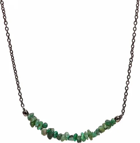 Gempires - Collar de barra de chips naturales, cristales curativos de energía, regalo de cumpleaños, regalo para ella, joyería de piedras preciosas