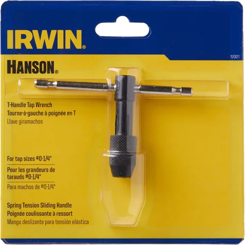 Miniatura 2 de IRWIN 12001ZR Tap Wrench #0-1/4" T-Handle