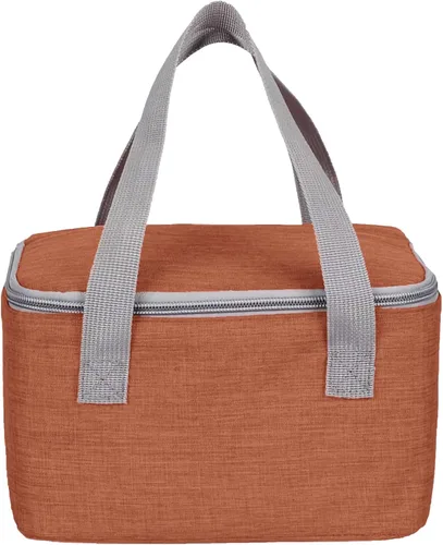 Miniatura 9 de Bolsa de almuerzo de 6 latas/4L para hombres y mujeres, caja de almuerzo cuadrada, pequeña bolsa enfriadora, bolsa térmica aislada suave plegable
