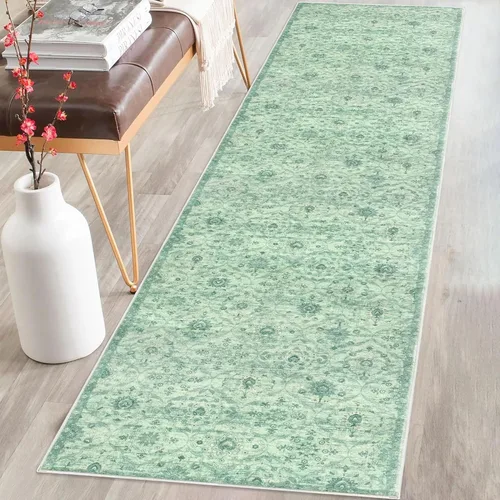Miniatura 17 de KILOCOCO Alfombra de Pasillo 2x6, Alfombra de Pasillo Marroquí Súper Suave Lavable para Pasillo de Entrada, Alfombra de Cocina de Pasillo de Lana