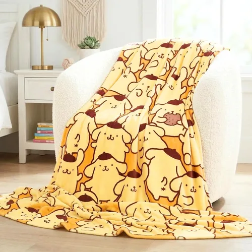 Miniatura 9 de Coleccionables Hello Kitty & Friends Ropa de cama Manta súper suave y acogedora, 62 in x 90 in, (Producto oficialmente licenciado) de Franco Hello