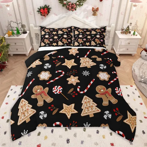 Miniatura 23 de Feelyou Juego de edredón de sandía, tamaño individual, juego de ropa de cama de frutas frescas de verano para niños, decoración de frutas rojas, 1
