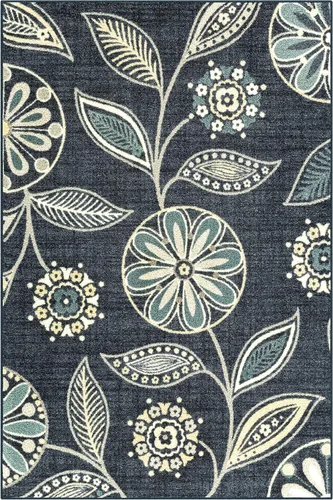 Miniatura 17 de Maples Rugs Reggie - Alfombra de pasillo floral, fabricada en Estados Unidos, lavable, antideslizante, alfombra de interior para cocina, pasillo